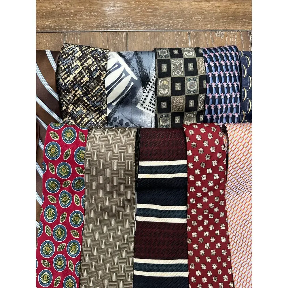 EUC LOT x 14 Asst. Colors/Prints & Designers Men's Neck Ties Great Starter Set!
